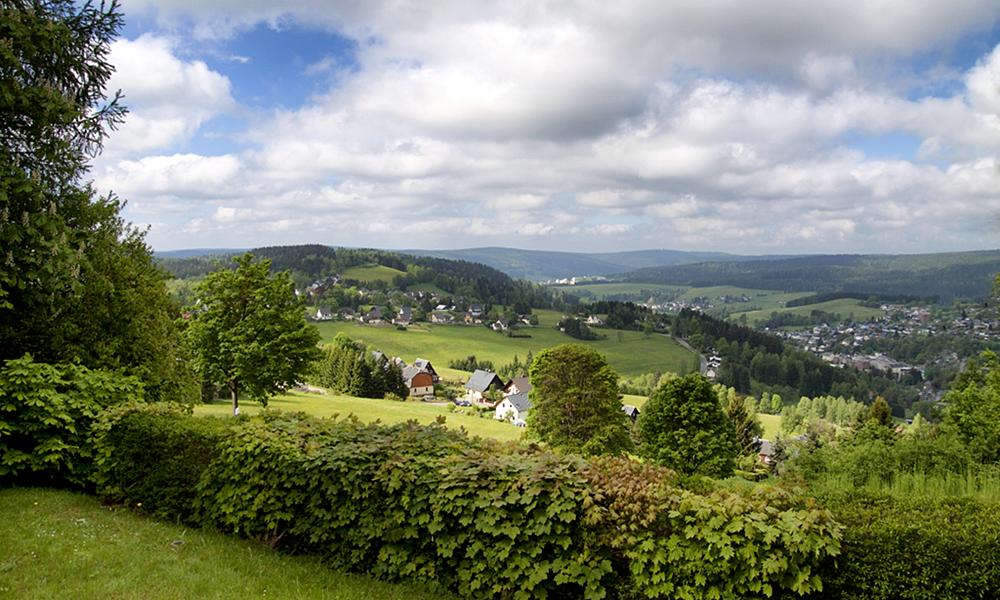 Blick auf Klingenthal